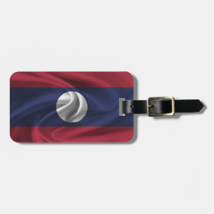 Laos-Flagge Gepäckanhänger