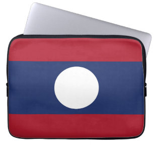 Laos-Flagge Laptopschutzhülle