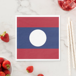 Laos-Flagge Serviette