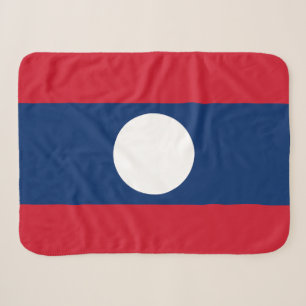 Laos-Flagge Sherpadecke