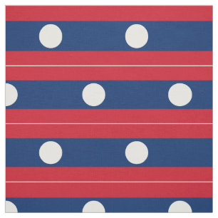 Laos-Flagge Stoff