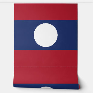 Laos-Flagge Tapete