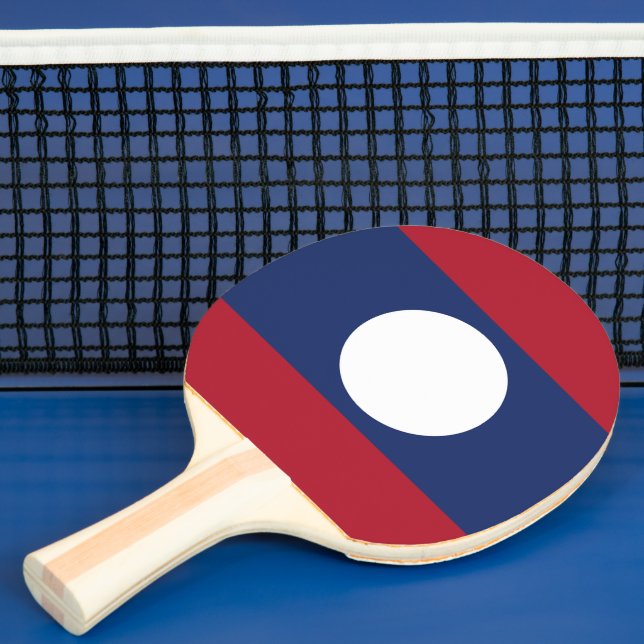 Laos-Flagge Tischtennis Schläger (InSitu)