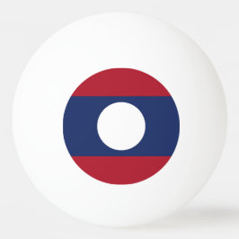 Laos-Flagge Tischtennisball