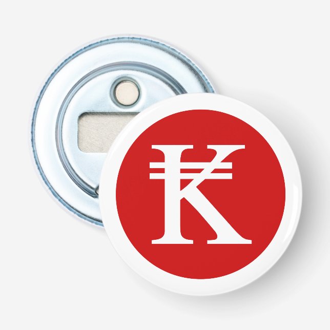 Laos Kip Lao / Laotian Money Sign Flaschenöffner (Vorderseite)