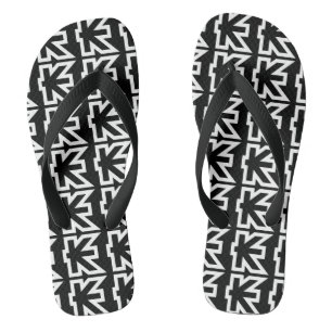 Laos Kip Lao / Laotian Money Sign Flip Flops