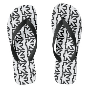 Laos Kip Lao / Laotian Money Sign Flip Flops