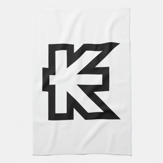 Laos Kip Lao / Laotian Money Sign Handtuch (Vertikal)