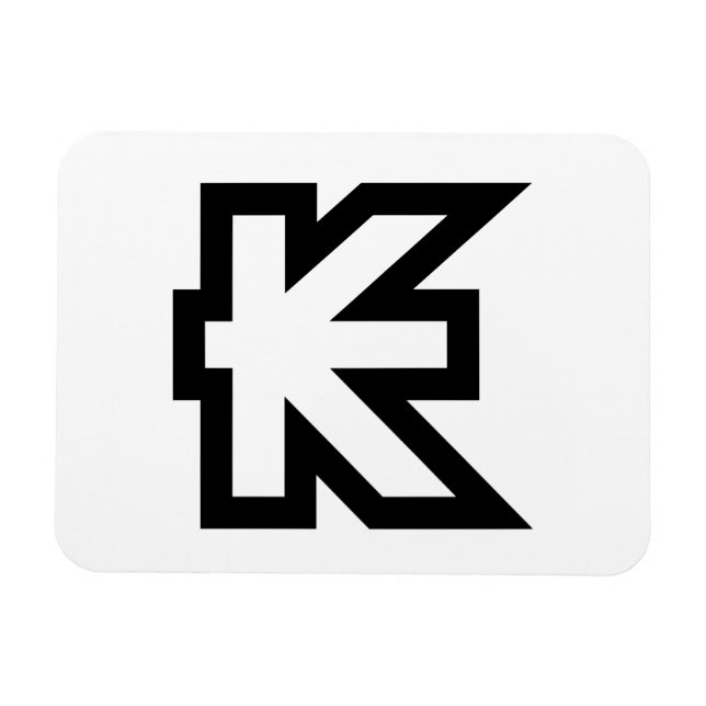 Laos Kip Lao / Laotian Money Sign Magnet (Horizontal)