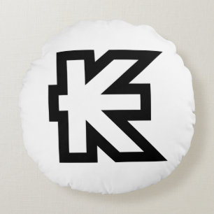 Laos Kip Lao / Laotian Money Sign Rundes Kissen