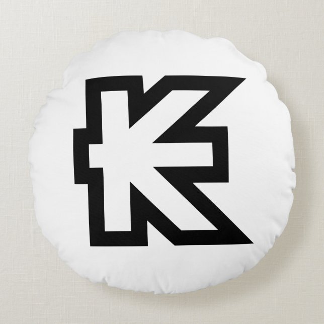 Laos Kip Lao / Laotian Money Sign Rundes Kissen (Vorderseite)