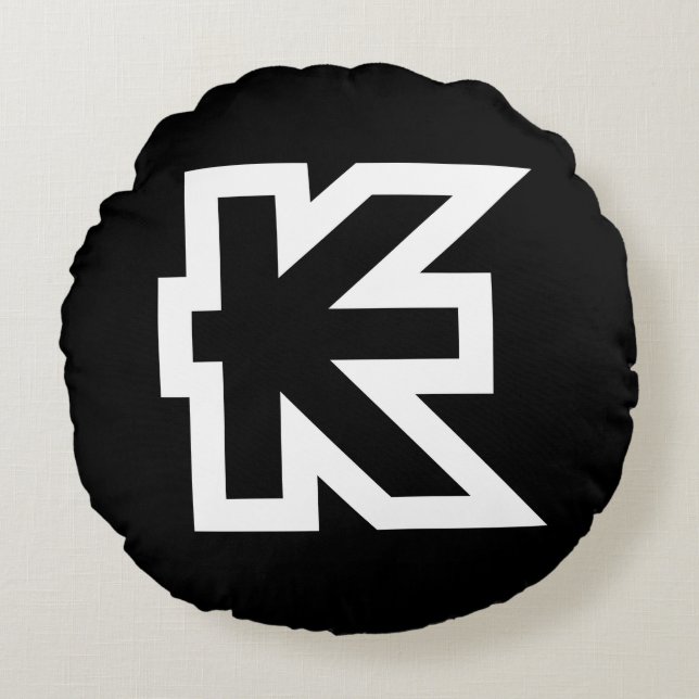 Laos Kip Lao / Laotian Money Sign Rundes Kissen (Vorderseite)