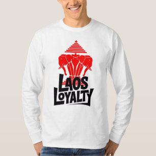 Laos: LAOS LOYALITÄT 3 ELEFANTEN T-Shirt