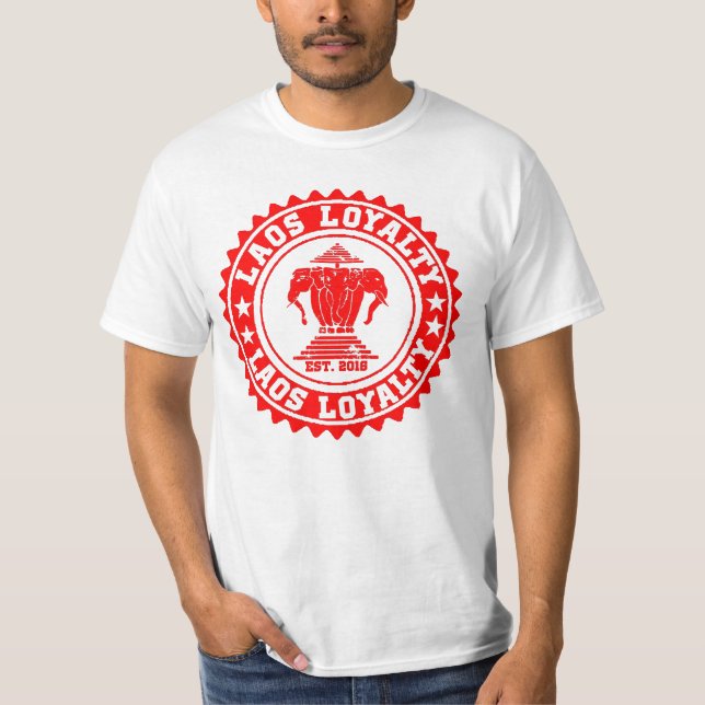 Laos-Loyalität Emblem2016 T-Shirt (Vorderseite)