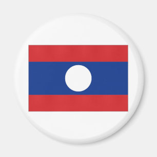 Laos-Nationalflagge Magnet