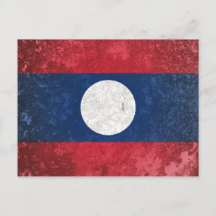 Laos Postkarte