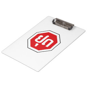 Laos Traffic STOP ⚠ YOOT in laotischer Sprache Klemmbrett