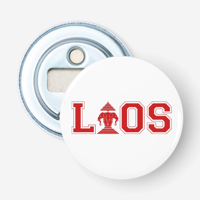 LAOS UNIVERSITY FLASCHENÖFFNER (Vorderseite)