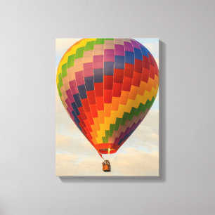 Laos, Vang Vieng. Heißluftballon Leinwanddruck