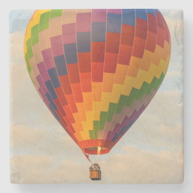 Laos, Vang Vieng.Heißluftballon Steinuntersetzer (Vorderseite)