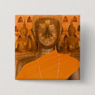 Laos, Vientiane, eine von 6840 Buddha-Bildern in Button