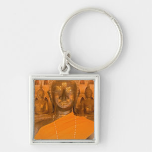 Laos, Vientiane, eine von 6840 Buddha-Bildern in Schlüsselanhänger