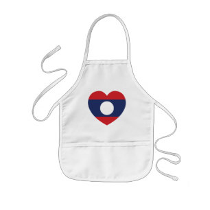 Laotian Heart Flag Kinderschürze