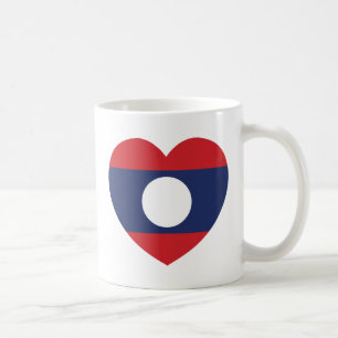 Laotian Heart Flag Tasse