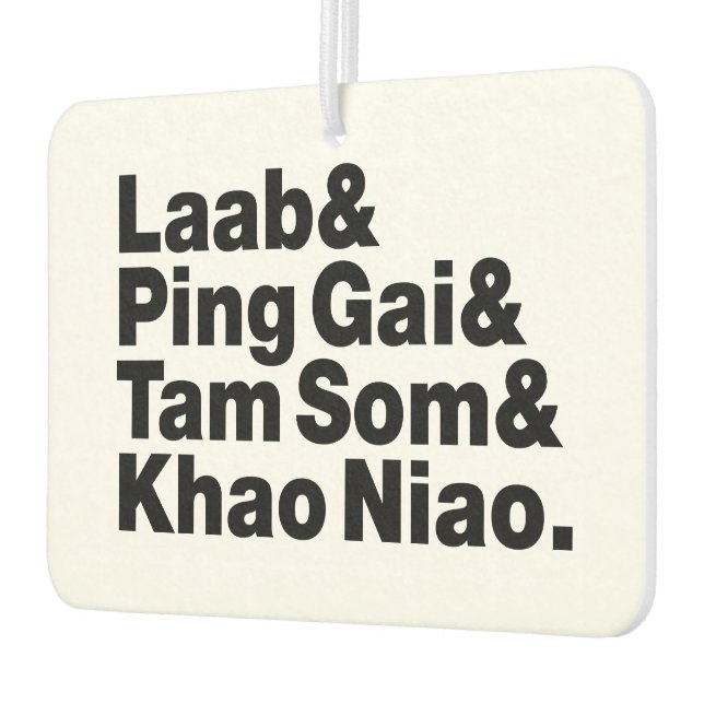 Laotian Street Food Autolufterfrischer (Links)