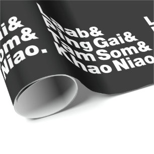 Laotian Street Food Geschenkpapier