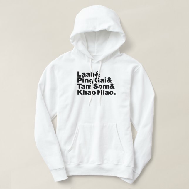 Laotian Street Food Hoodie (Design vorne)