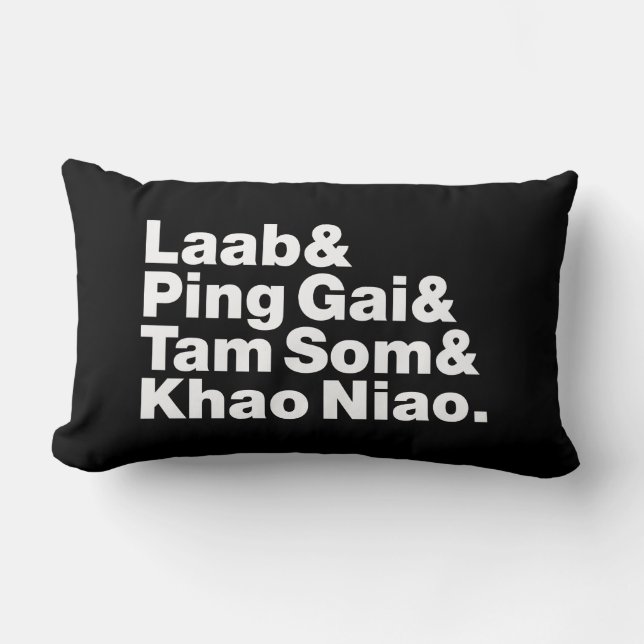 Laotian Street Food Lendenkissen (Vorderseite)