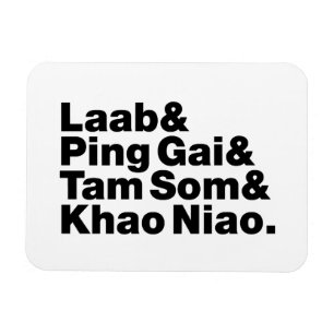 Laotian Street Food Magnet