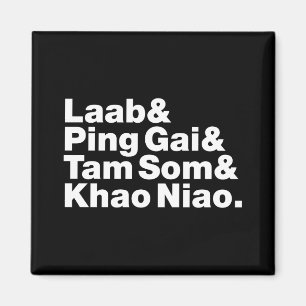 Laotian Street Food Magnet