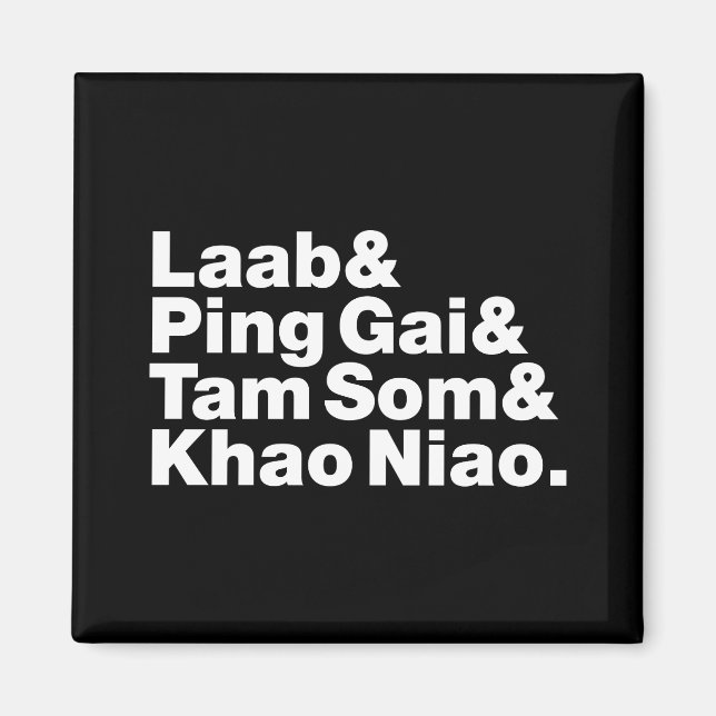 Laotian Street Food Magnet (Vorne)