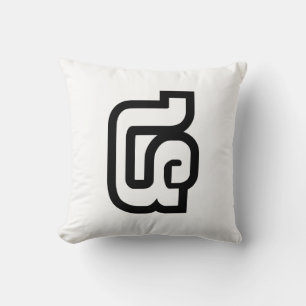 Laotisch / Laos Nummer Vier / 4 / ໔ (See/Si) Laoti Kissen