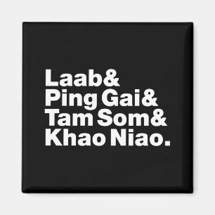 Laotisches Street Food Magnet