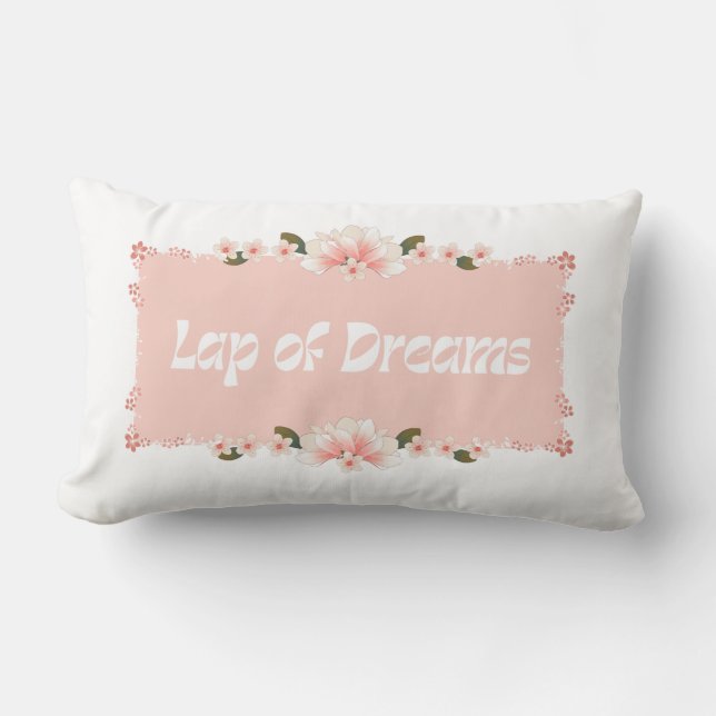 Lap of Dreams Throw Kissen (Vorderseite)