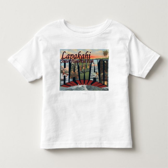 Lapakahi Staats-historischer Park, Hawaii Kleinkind T-shirt (Vorderseite)