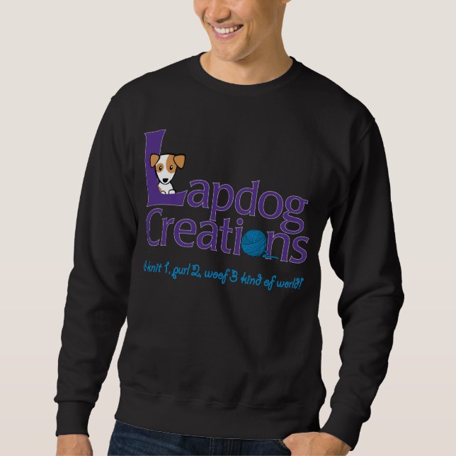Lapdog-Kreationensdunkelheitssweatshirt Sweatshirt (Vorderseite)