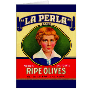 LaPerla-Oliven-Label der 1930er