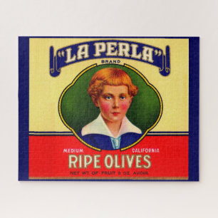 LaPerla-Oliven-Label der 1930er Puzzle
