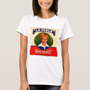 LaPerla-Oliven-Label der 1930er T-Shirt