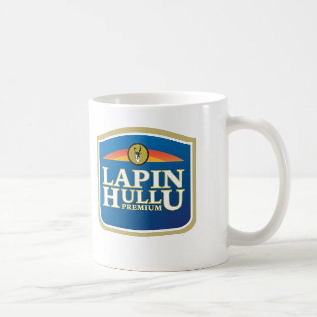Lapinhullu Premium -huumorimuki Kaffeetasse (Rechts)