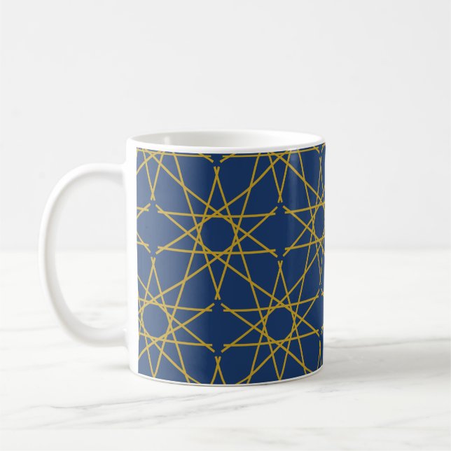 Lapis Gold Geometrie Kaffeetasse (Links)