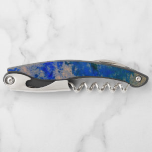 Lapis Lazuli Design Korkscheibe Kellnermesser