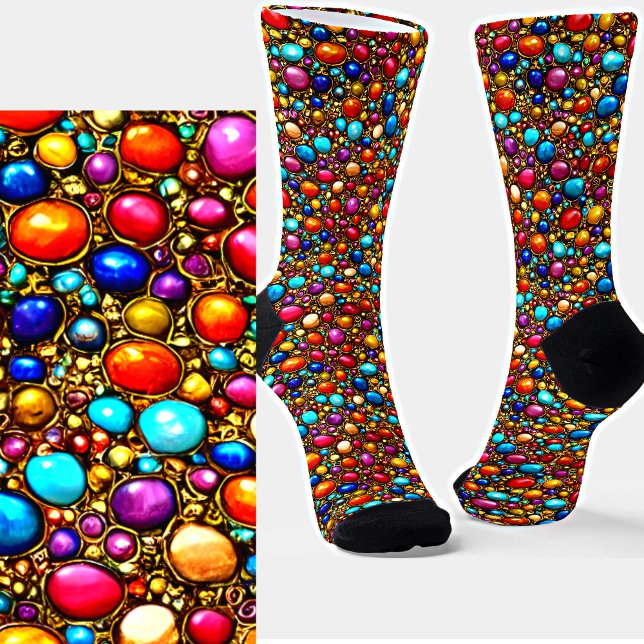 Lapis Lazuli & Gemstones in Goldeinstellung Juwele Socken (Von Creator hochgeladen)