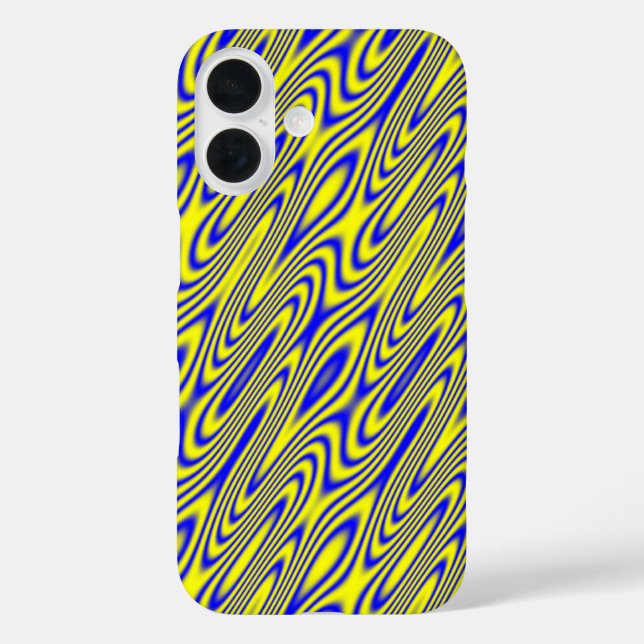 Lapis Lazuli Swirlies iPhone Case (Rückseite)