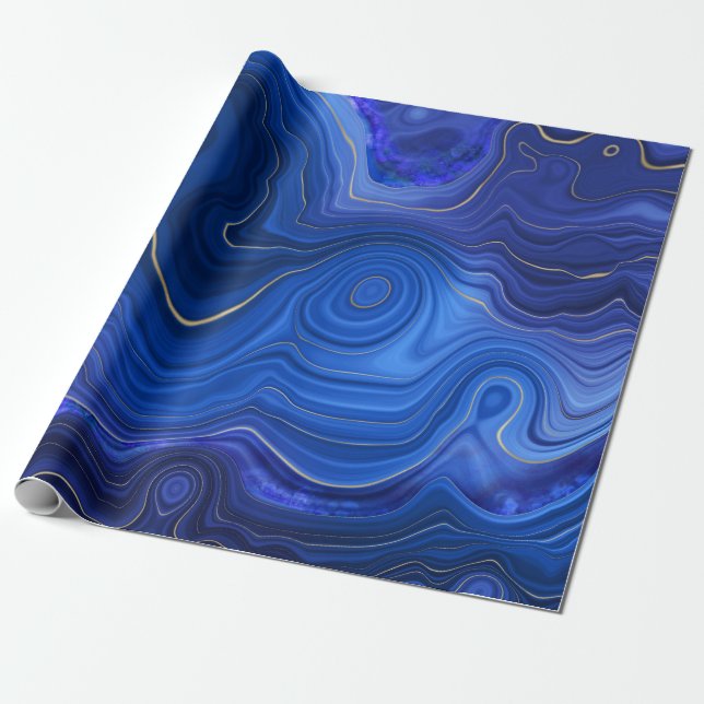 Lapis Lazuli Wrapping Paper Geschenkpapier (Ungerollt)