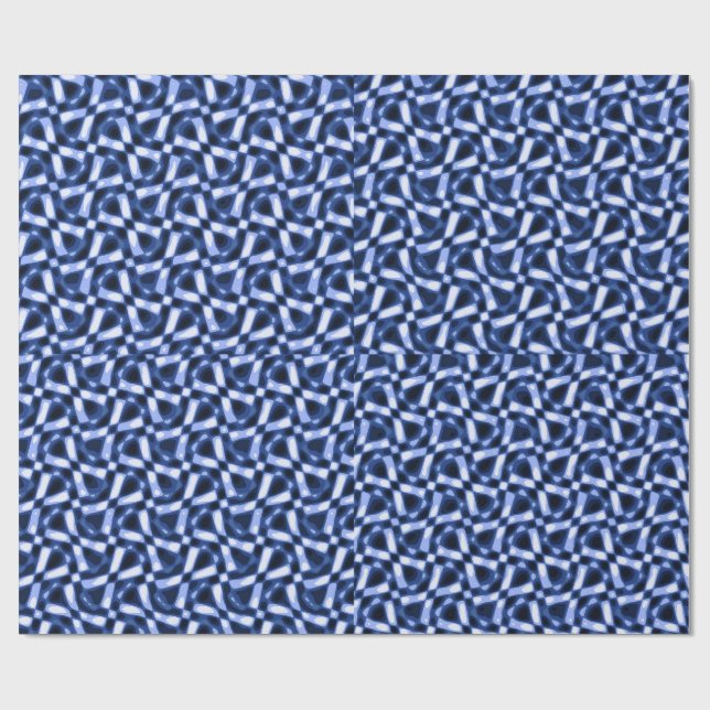 Lapislazuli colours Simulation  Geschenkpapier (Flach)